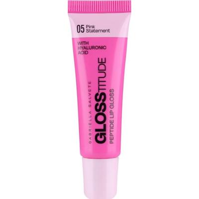 Gabriella Salvete Glosstitude Peptide Lip Gloss nawilżający błyszczyk do ust odcień 05 Pink Statement 10 ml