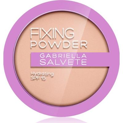 Gabriella Salvete Fixing Powder Hydrating delikatny puder w kompakcie SPF 15 odcień 02 Light Nude 8 g