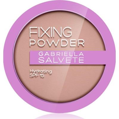 Gabriella Salvete Fixing Powder Hydrating delikatny puder w kompakcie SPF 15 odcień 04 Nude Beige 8 g