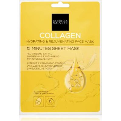 Gabriella Salvete Face Mask Collagen maseczka w płachcie dla efektu rozjaśnienia i wygładzenia skóry 1 szt.