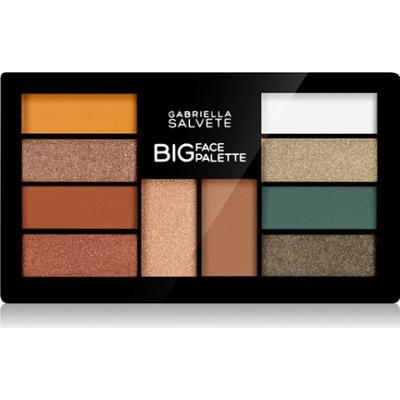 Gabriella Salvete Big Face paleta cieni do powiek z rozświetlaczem z bronzerem 01 12 g