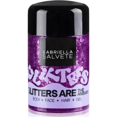Gabriella Salvete Glitters Are The Answer brokat do twarzy i ciała odcień Violet 10 ml