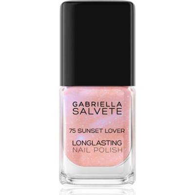 Gabriella Salvete Longlasting Enamel długotrwały lakier do paznokci z brokatem odcień 75 Sunset Lover 11 ml