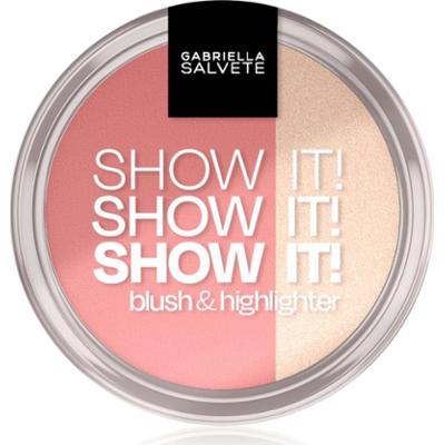 Gabriella Salvete Show It! róż do policzków z rozświetlaczem odcień 01 9 g