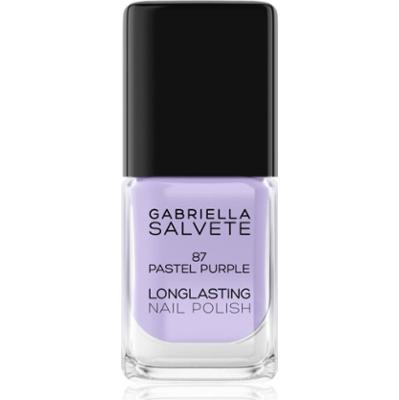Gabriella Salvete Longlasting Enamel długotrwały lakier do paznokci z wysokim połyskiem odcień 87 Pastel Purple 11 ml