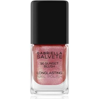 Gabriella Salvete Longlasting Enamel długotrwały lakier do paznokci z perłowym blaskiem odcień 90 Sunset Blush 11 ml