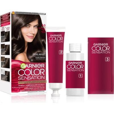 Garnier Color Sensation farba do włosów odcień 3.0 Prestiżowy Ciemny Brąz 1 szt.