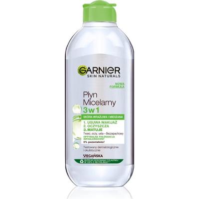 Garnier Skin Naturals Płyn Micelarny 3w1 micelarna woda do skóry mieszanej i wrażliwej 400 ml