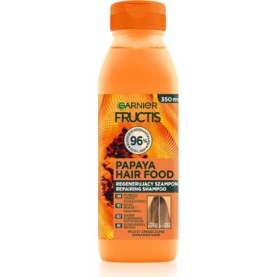 Garnier Fructis Papaya Hair Food szampon regenerujący do włosów zniszczonych 350 ml