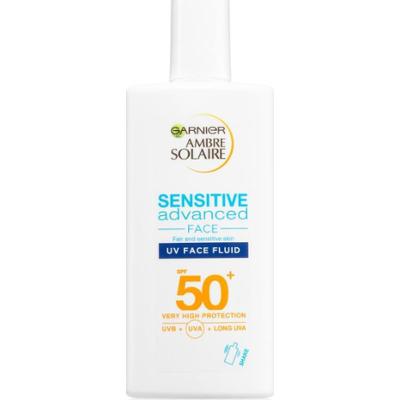 Garnier Ambre Solaire Super UV Hyaluronic Acid lekki fluid ochronny o działaniu nawilżającym SPF 50+ 40 ml