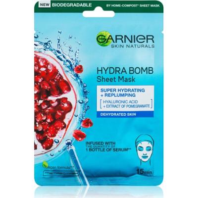 Garnier Textil Masks Hydra Bomb maska nawilżająca w płacie z kwasem hialuronowym 1 szt.