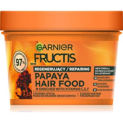 Garnier Fructis Papaya Hair Food maseczka regenerująca do włosów zniszczonych 400 ml