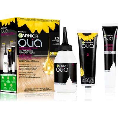 Garnier Olia Big Kit trwała farba do włosów odcień 9.3 Gold Light Blond 1 szt.