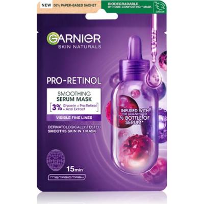 Garnier Textil Masks Pro-Retinol wygładzająca maseczka w płacie 22 g