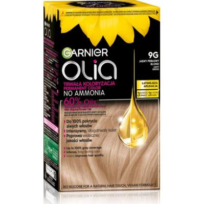 Garnier Olia Big Kit trwała farba do włosów odcień 9G Light greige 1 szt.
