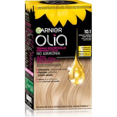 Garnier Olia Big Kit trwała farba do włosów odcień 10.1 Ashy very very light blond 1 szt.