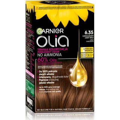 Garnier Olia trwała farba do włosów odcień 6.35 Light Chocolate 1 szt.