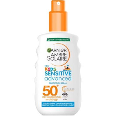 Garnier Ambre Solaire Advanced Sensitive Kids mleczko do opalania w sprayu SPF 50+ 150 ml