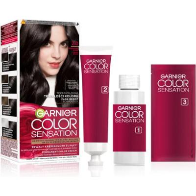 Garnier Color Sensation farba do włosów odcień 2.0 Hebanowa Czerń 1 szt.