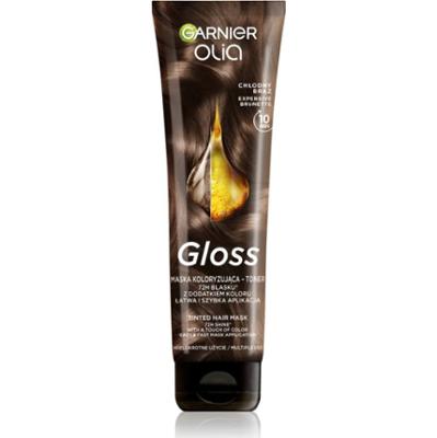 Garnier Olia Gloss maska koloryzująca do włosów odcień Expensive Brunette 150 ml