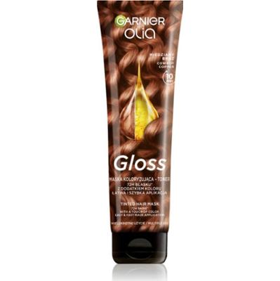 Garnier Olia Gloss maska koloryzująca do włosów odcień Miedziany Brąz 150 ml