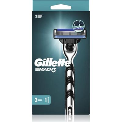 Gillette Mach3 maszynka do golenia + ostrza wymienne 2 szt.
