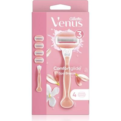Gillette Venus ComfortGlide Spa Breeze damska maszynka do golenia + ostrza zapasowe 4 szt.