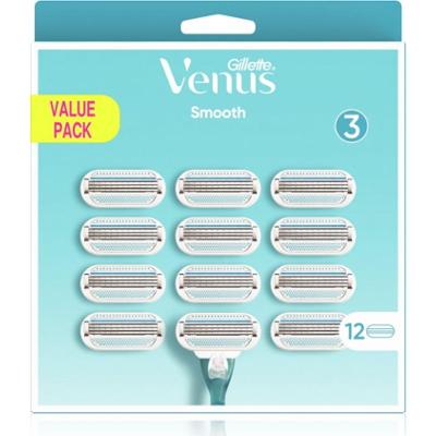 Gillette Venus Smooth zapasowe ostrza 12 szt.