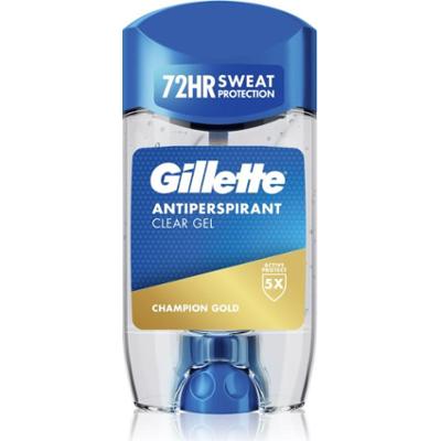 Gillette Champion Gold Antiperspirant Clear Gel antyperspirant w żelu dla mężczyzn 70 ml