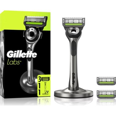 Gillette Labs maszynka do golenia z podstawką + ostrza zapasowe 5 szt.