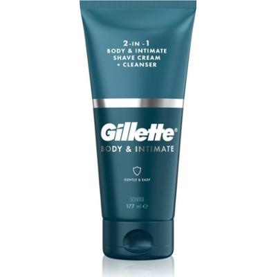 Gillette Body&Intimate 2in1 Shave Cream produkt do golenia pachwin z emulsją myjącą dla mężczyzn 150 ml
