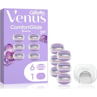 Gillette Venus ComfortGlide Breeze zapasowe ostrza + osłona ochronna 6 szt.