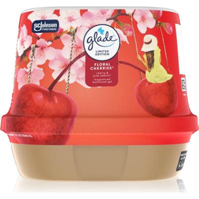 GLADE Floral Cherries żel zapachowy do łazienki 180 g