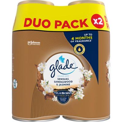 GLADE Automatic Sensual Sandalwood & Jasmine automatyczny odświeżacz powietrza napełnienie DUO