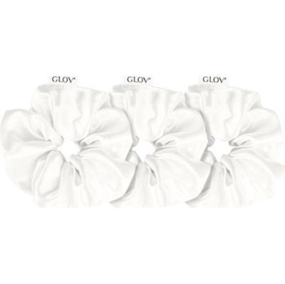 GLOV Satin Scrunchies S/M/L gumki do włosów Beige 3 szt.