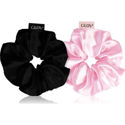 GLOV Scrunchies S gumki do włosów Pink/Black 2 szt.