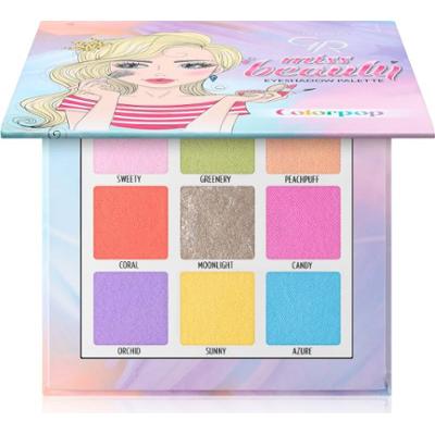 Golden Rose Miss Beauty paleta cieni do powiek odcień Colorpop 9x13 g