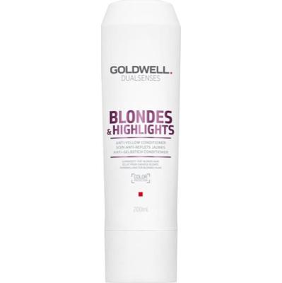 Goldwell Dualsenses Blondes & Highlights odżywka do blond włosów neutralizująca żółtawe odcienie 200 ml