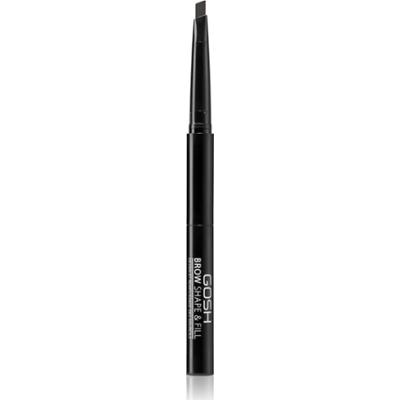 GOSH COPENHAGEN Brow Shape & Fill dwustronna kredka do brwi odcień 002 Greybrown 0.5 g