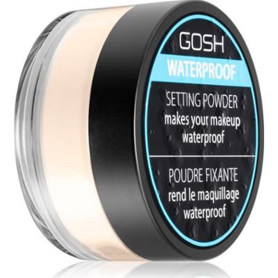 GOSH COPENHAGEN Waterproof Setting Powder wodoodporny puder utrwalający odcień 001 Transparent 7 g