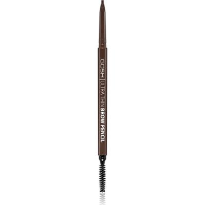 GOSH COPENHAGEN Ultra Thin precyzyjna kredka do brwi ze szczotką odcień 003 Dark Brown 0.35 g