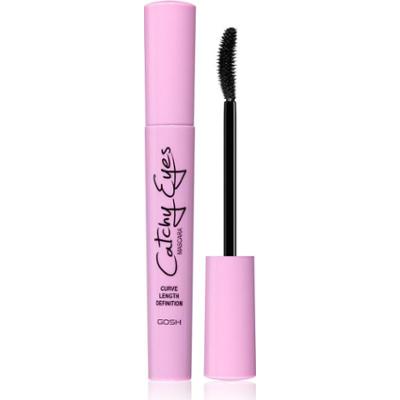 GOSH COPENHAGEN Catchy Eyes Allergy Certified tusz pogrubiający do wrażliwych oczu odcień 001 Black 8 ml