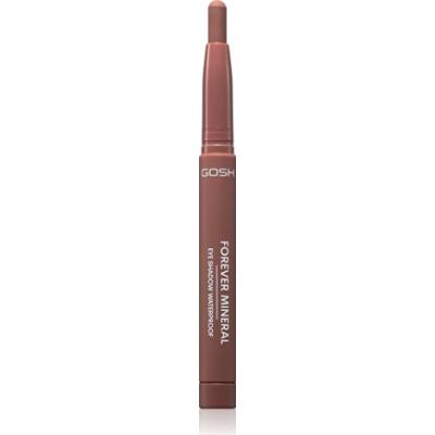 GOSH COPENHAGEN Forever Mineral Matte długotrwałe cienie do powiek w kredce odcień 016 Matt Chocolate 1.4 g