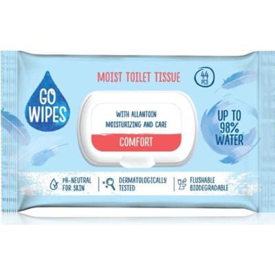 GoWipes Comfort nawilżany papier toaletowy do skóry wrażliwej 44 szt.