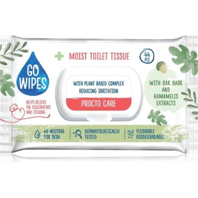 GoWipes Procto Care nawilżany papier toaletowy do skóry wrażliwej 44 szt.