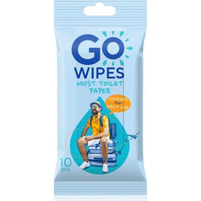 GoWipes Comfort nawilżany papier toaletowy 10 szt.