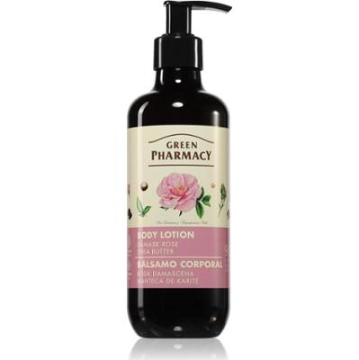Green Pharmacy Damask Rose & Shea Butter Body Lotion odżywcze mleczko do ciała 400 ml