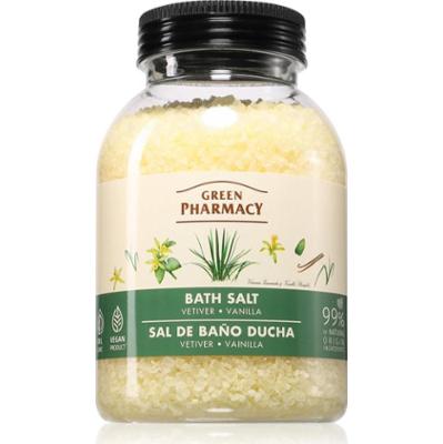 Green Pharmacy Vetiver & Vanilla Bath Salt relaksująca sól do kąpieli 1000 g