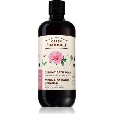 Green Pharmacy Damask Rose & Shea Butter Bath Foam kremowa piana do kąpieli z masłem shea 500 ml