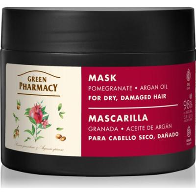 Green Pharmacy Argan Oil & Pomegranate Care Mask maseczka pielęgnująca do włosów zniszczonych 300 ml